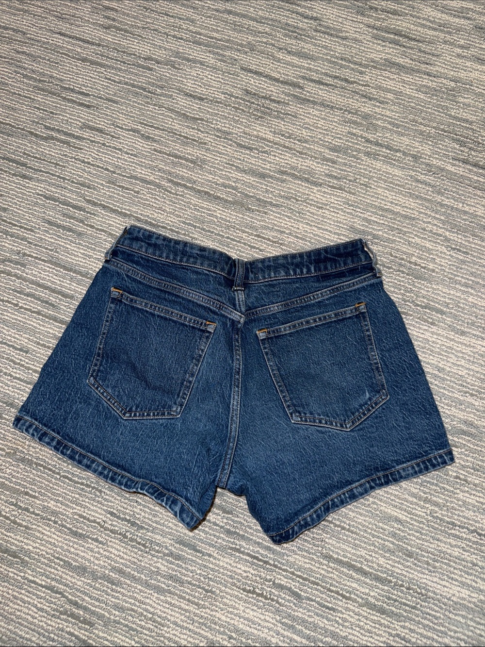 Abercrombie A-Line Mid-Rise Denim Shorts - Picture 5 of 5